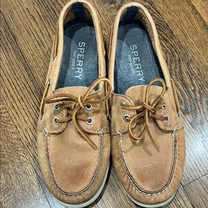 Sperry Men's Brown Leather Boat Shoes